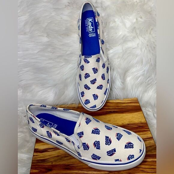 Keds Women's Double Decker Canvas Tossed Wave Sneaker Size 737.5EU - Picture 1 of 9